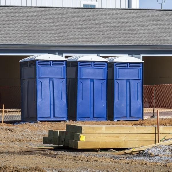 Heavy-duty construction site porta potty in Kingsport, Tennessee